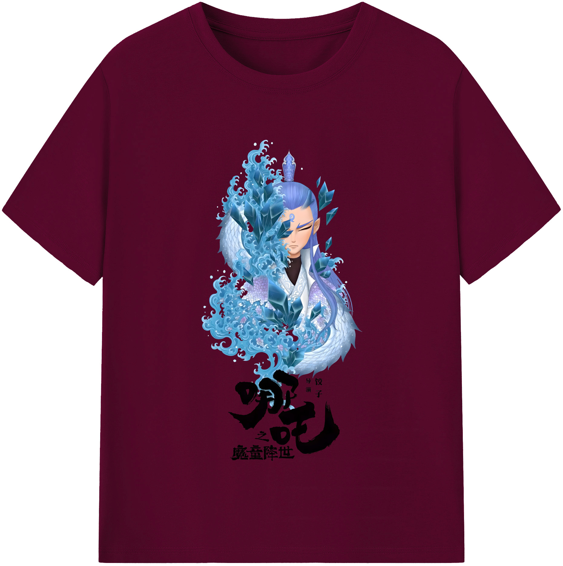 （画像用） Ne Zha 2 ナタ 魔童の大暴れ レディースカジュアルプリントTシャツ（綿100％）